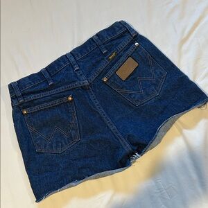 Wrangler Dark Blue Jean Shorts